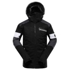 Kurtka męska narciarska Alpine Pro Dam. Czarne kurtki sportowe męskie Alpine Pro, na zimę, m, bez wzorów, narciarskie. W wyprzedaży za 839.00 zł.