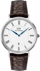 Zegarek Daniel Wellington Zegarek męski Daniel Wellington DW00100911 brązowy. Brązowe zegarki męskie Daniel Wellington, bez wzorów. Za 779.00 zł.