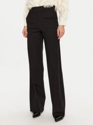 Marella Spodnie materiałowe Galoppo 2423136162 Czarny Wide Leg. Czarne spodnie materiałowe damskie Marella, bez wzorów, z materiału. Za 729.99 zł.