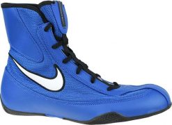 Nike Buty męskie Machomai niebieskie r. 46 (321819-410). Niebieskie buty sportowe męskie Nike, bez wzorów, bez zapięcia. Za 372.52 zł.