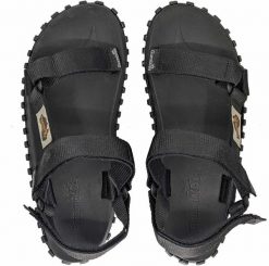 Gumbies unisex sandały Scrambler Sandal - czarne 49. Czarne sandały męskie Gumbies, bez wzorów, sportowe, bez zapięcia. Za 242.05 zł.