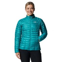 Damska kurtka turystyczna Mountain Hardwear Ghost Whisperer/2. Zielone kurtki sportowe damskie MOUNTAIN HARDWEAR, s, bez wzorów, z puchu, bez ramiączek, bez kaptura, trekkingowe. Za 1,655.50 zł.