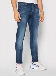 Jack & Jones Jeansy Glenn 12133074 Granatowy Slim Fit. Niebieskie jeansy męskie Jack & Jones, z bawełny. Za 229.99 zł.
