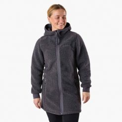 Bluza polarowa turystyka damska Swedemount Lofoten Pile Coat wodoodporna. Szare bluzy damskie SWEDEMOUNT, na zimę, bez wzorów, z polaru, sportowe, bez ramiączek, bez kaptura. Za 297.00 zł.