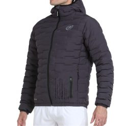 Anorack Parka Bullpadel Bueu. Czarne parki męskie bullpadel, s, bez wzorów, bez kołnierzyka, bez kaptura. Za 558.99 zł.