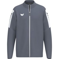 Erima Intro Kurtka Treningowa Junior Slate Grey. Szare kurtki męskie Erima, bez wzorów, z materiału, sportowe, bez kaptura. Za 235.99 zł.