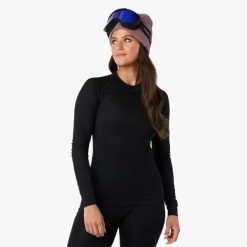 Zestaw bielizny termoaktywnej Narciarstwo damska Swedemount Nordic Active. Czarne bielizna sportowa damska SWEDEMOUNT, bez wzorów. W wyprzedaży za 224.99 zł.