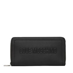Portfel LOVE MOSCHINO. Czarne portfele damskie Love Moschino. Za 390.99 zł.