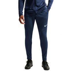NIKE Dri-FIT Park 26 Pant Kp - męskie spodnie piłkarskie, dopasowany krój. Niebieskie spodnie sportowe męskie Nike, m, bez wzorów, z poliesteru, do piłki nożnej, dri-fit (nike). Za 108.99 zł.