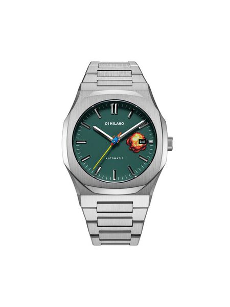 D1 Milano Zegarek ATBJ13 Srebrny. Szare, analogowe zegarki męskie d1 milano, bez wzorów, srebrne. Za 1,899.00 zł.