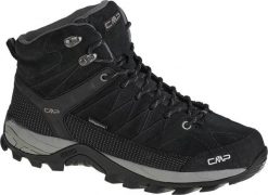 Buty trekkingowe męskie CMP Rigel Mid Trekking Shoe Wp Nero/Grey r. 47 (3Q12947/73UC). Szare buty zimowe męskie CMP, bez zapięcia. Za 413.18 zł.