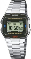 Zegarek Casio Zegarek męski Retro A163WA -1QES. Zegarki męskie Casio, bez wzorów. Za 139.99 zł.