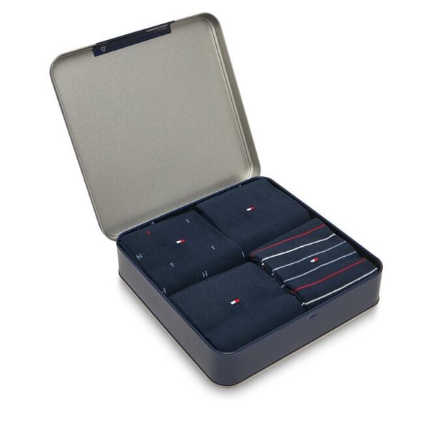 Skarpety długie Tommy Hilfiger. Niebieskie skarpety męskie Tommy Hilfiger, bez wzorów. Za 119.99 zł.