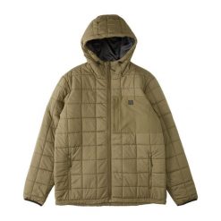 Kurtka męska Billabong Journey Puffer pikowana z kapturem. Zielone kurtki męskie Billabong, m, bez wzorów, z kapturem. W wyprzedaży za 254.00 zł.