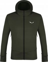 Bluza puez pl hd-dark olive-50 (l) SALEWA. Zielone bluzy męskie NoName, l, bez wzorów, bez ramiączek, bez kaptura. Za 655.69 zł.
