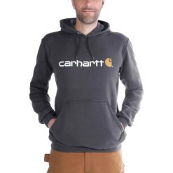 Bluza sportowa męska z kapturem Carhartt Midweight. Szare bluzy sportowe męskie Carhartt, l, bez wzorów, z kapturem. Za 291.99 zł.