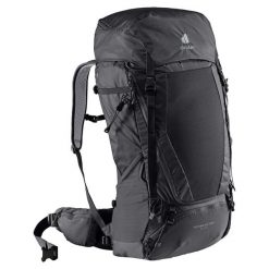Plecak trekkingowy Deuter Futura Air Trek 60 + 10 - black/graphite. Czarne plecaki męskie Deuter, bez wzorów, z materiału, klasyczne. Za 1,059.00 zł.