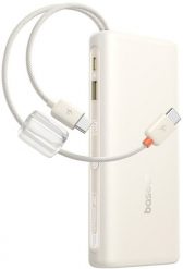 Powerbank Baseus Powerbank 20000mAh 100W z wyświetlaczem dwoma kablami USB-C - beżowy Powerbank 20000mAh 100W z wyświetlaczem dwoma kablami USB-C - be. Brązowe powerbanki Baseus. Za 197.40 zł.