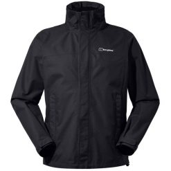 Kurtka turystyczna męska Berghaus Alpha 2.0 softshell. Czarne kurtki męskie Berghaus, m, bez wzorów, z poliesteru, bez kaptura, trekkingowe. Za 336.00 zł.