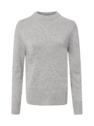 Franco Callegari Sweter z dzianiny merino Kobiety drobna dzianina szary, XL. Szare swetry nierozpinane damskie Franco Callegari, xl, bez wzorów, z dzianiny, bez kołnierzyka, bez ramiączek. Za 299.95 zł.