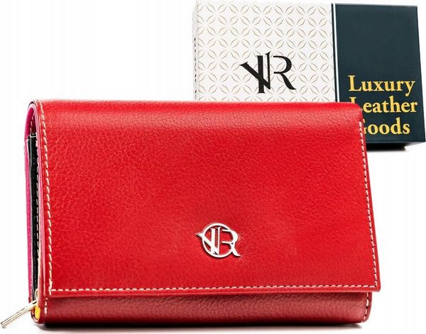 Rovicky Skórzany, elegancki portfel damski na zatrzask. Portfele damskie ROVICKY. Za 178.44 zł.