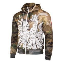 Bluza sportowa męska EXTREME HOBBY POLSKA CAMO z kapturem. Brązowe bluzy sportowe męskie EXTREME HOBBY, m, bez wzorów, z poliesteru, z kapturem. Za 259.00 zł.