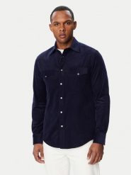 Tommy Hilfiger Koszula Western Corduroy MW0MW45647 Granatowy Regular Fit. Niebieskie koszule męskie Tommy Hilfiger, m, bez wzorów, z bawełny, bez kołnierzyka, bez ramiączek. Za 449.99 zł.