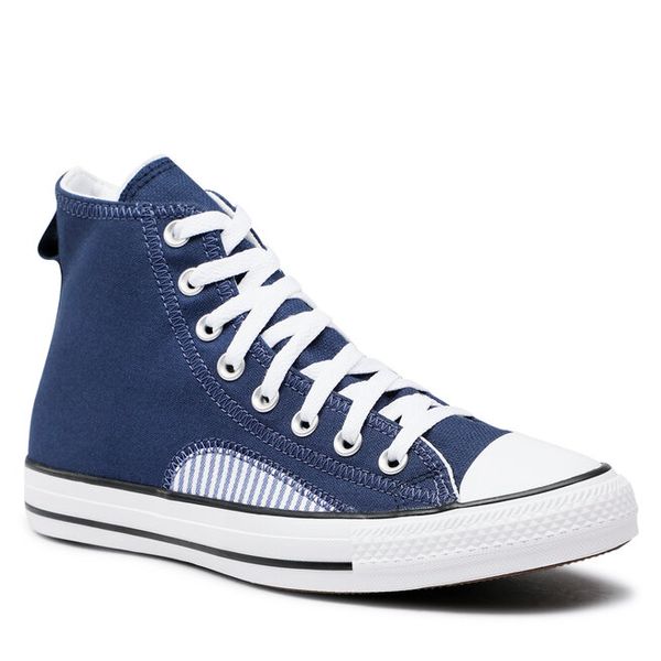 Trampki Converse. Niebieskie trampki męskie Converse, bez wzorów, retro, bez zapięcia. Za 249.99 zł.