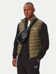 EA7 Emporio Armani Nerka 7X000073 AF29345 Czarny. Czarne saszetki i nerki męskie EA7 Emporio Armani, bez wzorów, ze skóry. Za 284.99 zł.