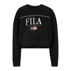 Bluza damska FILA Lewistown Crew Sweat. Czarne bluzy damskie Fila, m, bez wzorów, casualowe, bez ramiączek, bez kaptura. Za 179.99 zł.