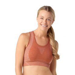 Biustonosz termoaktywny Smartwool Intraknit Racerback. Brązowe bielizna sportowa damska Smartwool, s, bez wzorów. Za 239.99 zł.