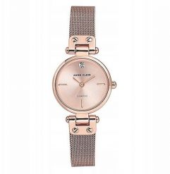 Zegarek damski Anne Klein AK-3002RGRG różowe złoto. Czerwone zegarki damskie Anne Klein, złote. Za 471.00 zł.
