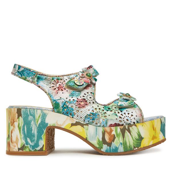 Sandały Laura Vita. Sandały damskie Laura Vita, bez wzorów, bez obcasa, na słupku, bez zapięcia. Za 369.99 zł.