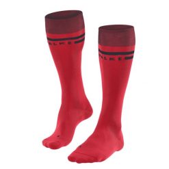 Podkolanówki damskie Falke SK7 Race. Czerwone skarpetki damskie Falke, bez wzorów, z elastanu. Za 179.00 zł.