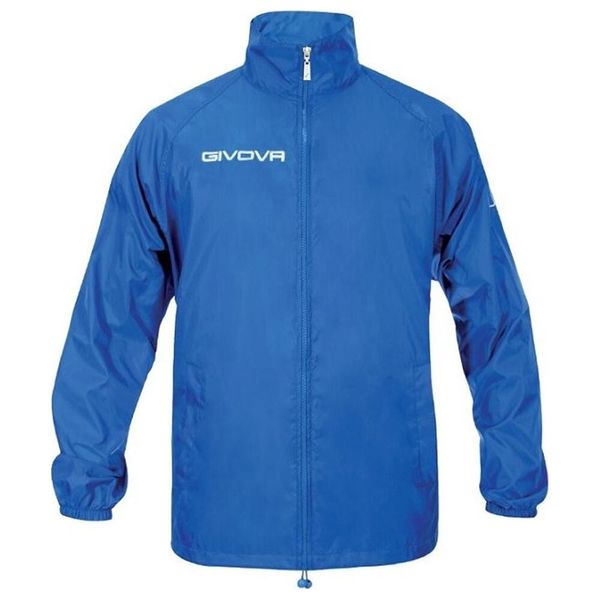 Męska Kurtka Wodoodporna Basico. Niebieskie kurtki męskie Givova, l, bez wzorów, sportowe, bez kaptura. Za 74.99 zł.