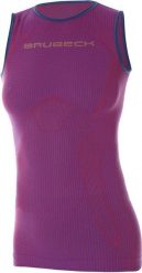 Brubeck Koszulka damska 3D Run PRO purpurowa r. L (TA10300). Fioletowe bluzki damskie Brubeck, l, bez wzorów, bez kołnierzyka, bez ramiączek. Za 83.94 zł.