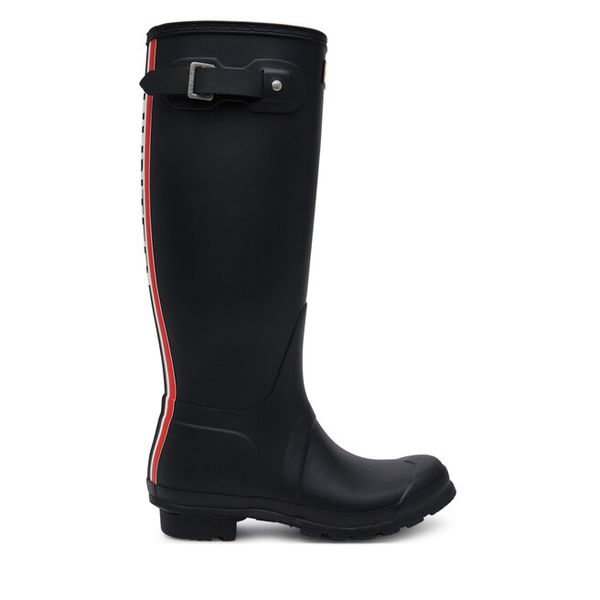 Kalosze Hunter. Czarne kalosze damskie Hunter, bez wzorów, bez zapięcia. Za 289.99 zł.