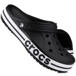 Klapki męskie sportowe Crocs CROCBAND. Białe buty sportowe męskie Crocs, bez wzorów, bez zapięcia. W wyprzedaży za 219.00 zł.