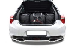 Torby Do Bagażnika Citroen Ds5 2011-2015 4Szt Kjust. Czarne torby podróżne damskie KJUST, bez wzorów, z kauczuku. Za 1,223.00 zł.