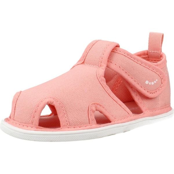 Sandały BLANDITOS BETTABD Rose. Czerwone sandały damskie BLANDITOS BY CRIO'S, bez wzorów, z tkaniny, bez obcasa, bez zapięcia. Za 123.99 zł.