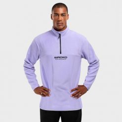 Bluza z grubego polaru do sportów zimowych męska Aurora. Niebieskie bluzy sportowe męskie SIROKO, na zimę, m, bez wzorów, z polaru, bez kaptura, narciarskie. Za 292.00 zł.