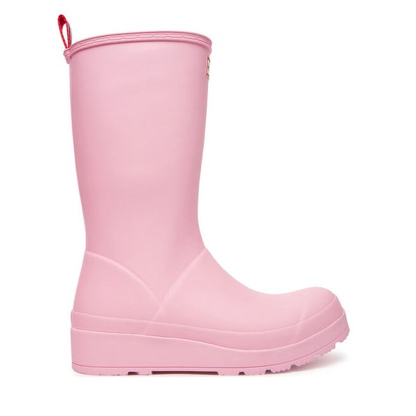 Kalosze Hunter. Czerwone kalosze damskie Hunter, bez wzorów, bez zapięcia. Za 319.99 zł.