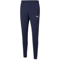 Męskie Treningowe Spodnie Do Biegania TeamRISE. Czarne spodnie sportowe męskie Puma, m, bez wzorów, do biegania. Za 213.99 zł.