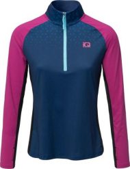 IQ Damska bluza Iq intelligence quality IMIRMO WMNS blue depths/festival fuchsia rozmiar M. Niebieskie bluzy damskie IQ, m, bez wzorów, bez ramiączek, bez kaptura. Za 215.98 zł.