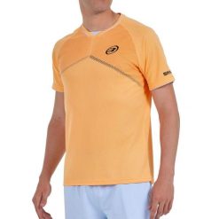 T-shirt Bullpadel Casar. Brązowe t-shirty damskie bullpadel, s, bez wzorów, z meshu, sportowe, bez kołnierzyka, bez ramiączek. Za 131.00 zł.