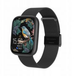 Smartwatch TelForceOne Išmanusis laikrodis Telforceone Forever išmausis laikrodis SW-330 ForeVigo 4 juodos spalvos. Zegarki smartwatch Telforceone, bez wzorów. Za 201.44 zł.