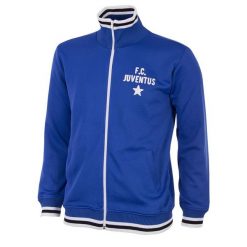 Kurtka/bluza retro piłkarska dla dorosłych - Juventus FC 1975-76 - Niebieska. Niebieskie kurtki męskie COPA FOOTBALL, m, bez wzorów, retro, bez kaptura. Za 424.18 zł.