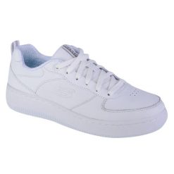 Buty sportowe Sneakersy damskie, Skechers Sport Court 92 - Illustrious. Białe obuwie sportowe damskie Skechers, bez wzorów, bez zapięcia, trekkingowe, Skechers Sport. Za 359.99 zł.