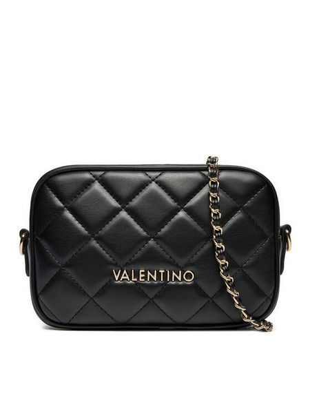 Valentino Torebka Ocarina VBS3KK51R Czarny. Czarne listonoszki damskie Valentino, bez wzorów, ze skóry, bez dodatków. Za 399.99 zł.