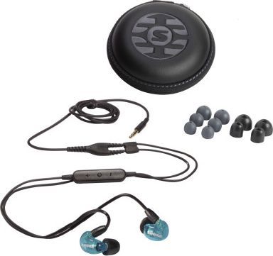 Słuchawki Shure Aonic 215 SE215DYBL+UNI-EF. Słuchawki dokanałowe Shure. Za 483.37 zł.